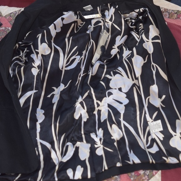 Glamour Campaign by Fred Naggar NWT Blazer Peace Sign on Back Embellished - Picture 5 of 9